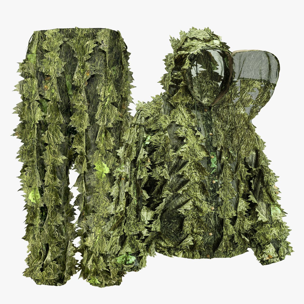 Ghilliemonster Camouflage Leafy Suit w/Mask and Gloves